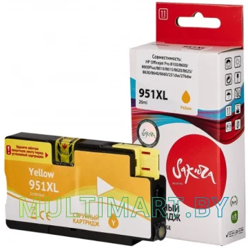 Картридж Sakura Printing SICN048AE (аналог HP 951XL Yellow) картинка 3